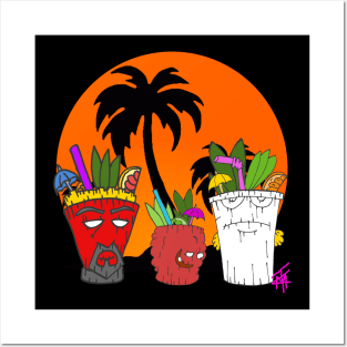 Aqua teen hunger force tiki Posters and Art